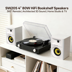 Sanyun SW205 silk dome tweeter close-up for smooth, fatigue-free highs