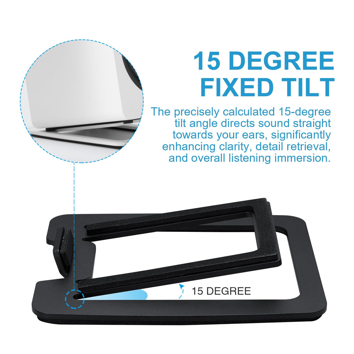 Sanyun SW601 compact speaker fit ideal for 2-3 inch desktop models