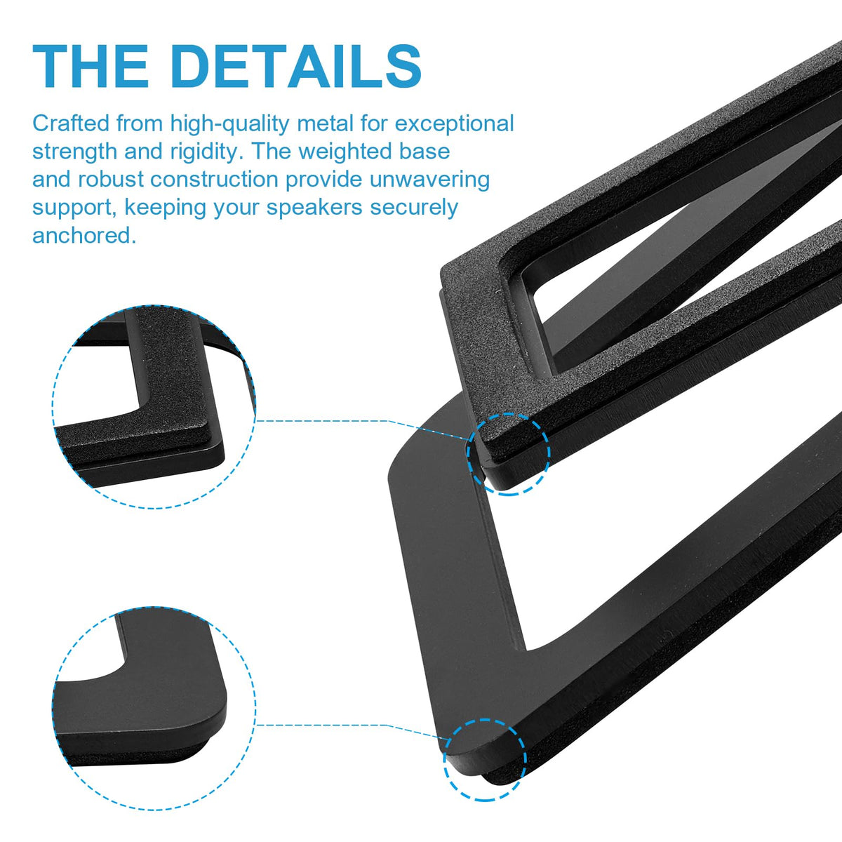 Sanyun SW601 metal base provides sturdy, stable support during use