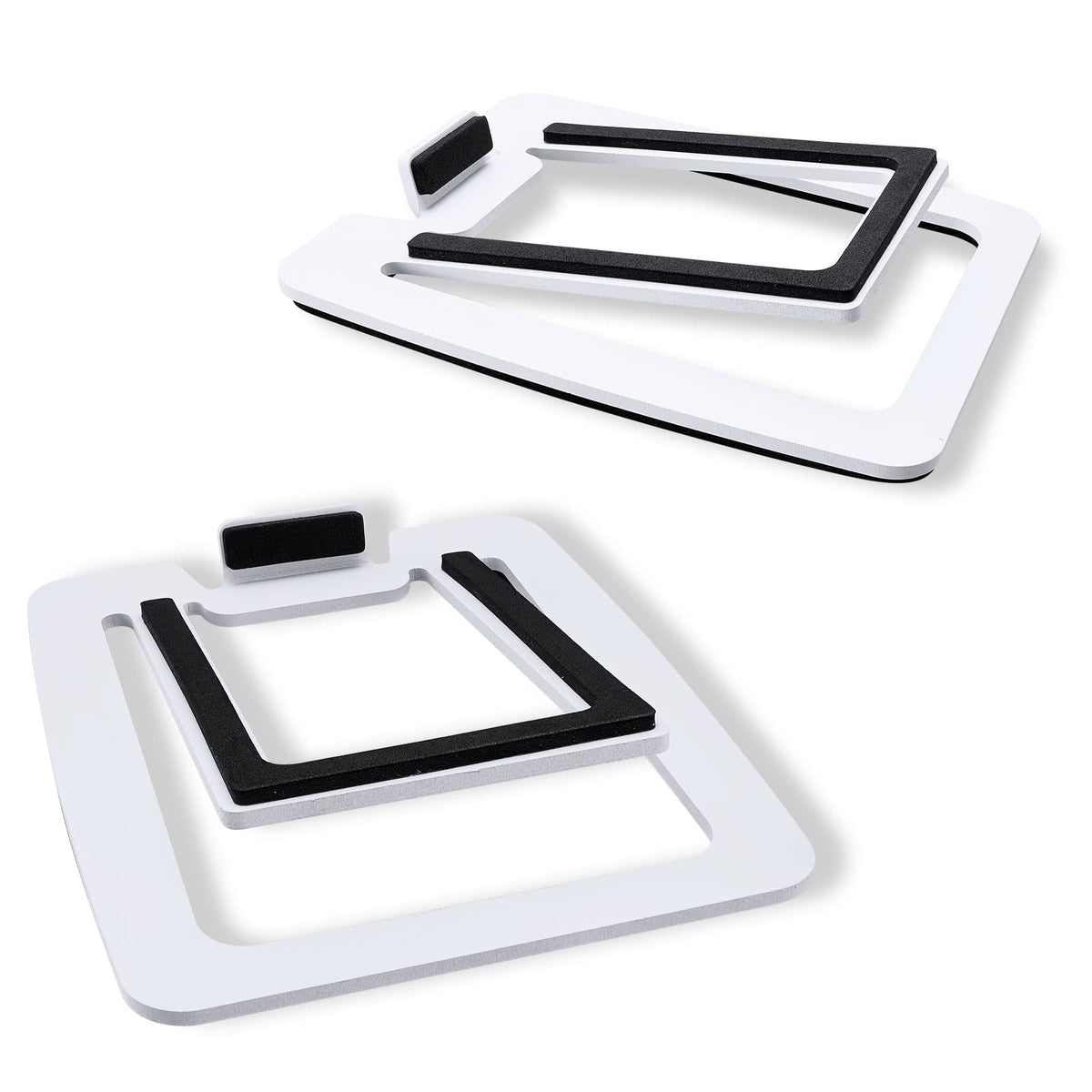 Sanyun SW601 tilt stand directs sound toward listeners for clearer, more focused audio.