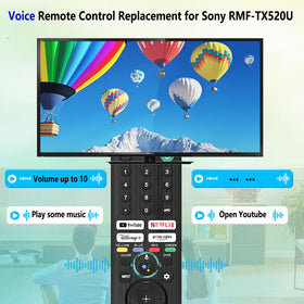 SAQVX remote voice control feature enabling hands-free TV commands