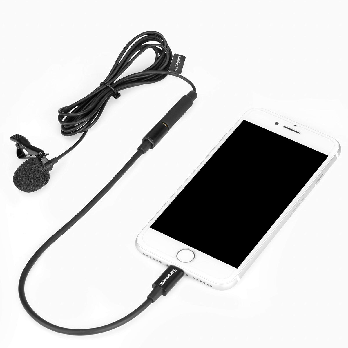 Saramonic lavmicro u1a cable length laid out for flexible placement