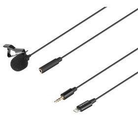 Saramonic lavmicro u1a mic capsule closeup showing omnidirectional design