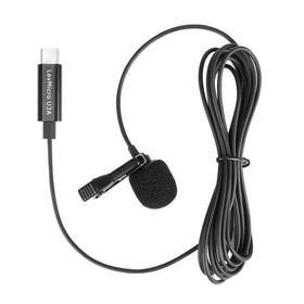 Saramonic LavMicro U3A right-angle adapter for tight spaces and portable setups.