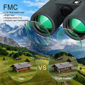 SARBLUE objective lens detail showing FMC coating for brighter images