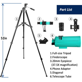 SARBLUE Mak60 detachable lid reveals inner optics for education