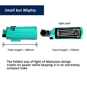 SARBLUE Mak60 full size tripod for stable viewing