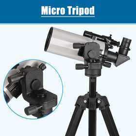 SARBLUE Mak70 adjustable tripod supports varied viewing heights
