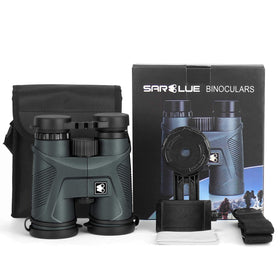 SARBLUE binoculars used outdoors at sunset showing reliable weatherproofing