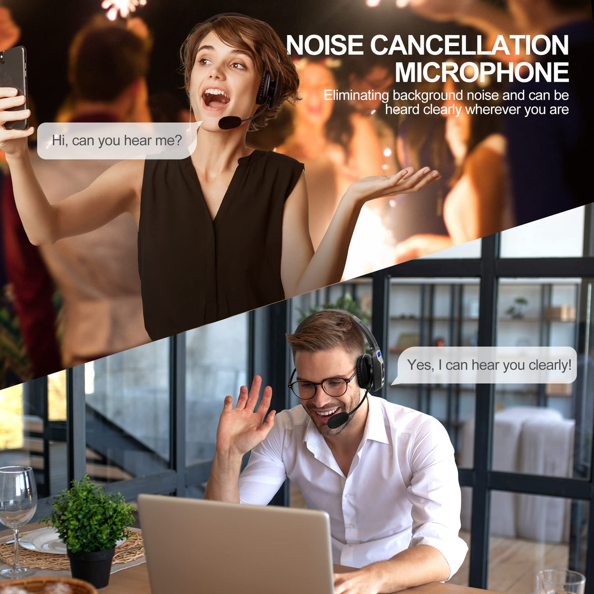 Sarevile control buttons and MFB closeup showing easy call management benefit