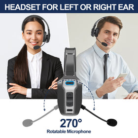 Sarevile worn by driver showcasing hands-free calling safety benefit