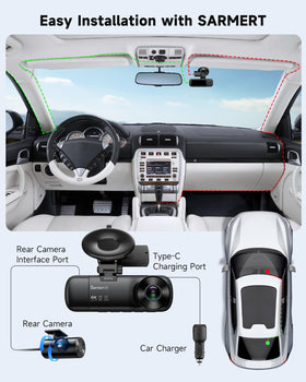 SARMERT C3 24h parking monitor provides security when parked.