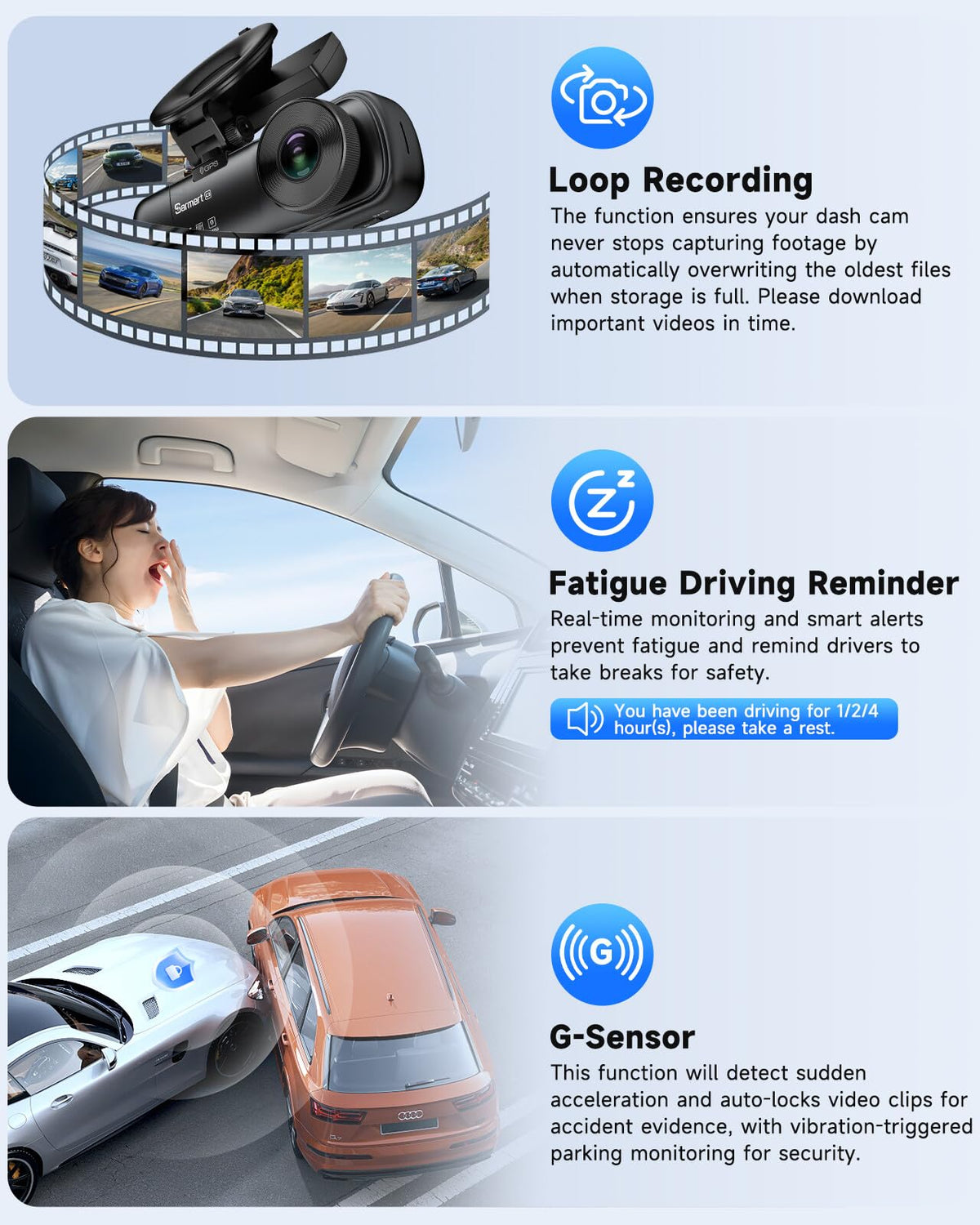 SARMERT C3 5G WiFi app support enables fast video transfers.