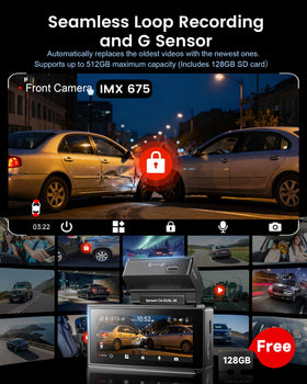 Sarmert C4 built-in GPS logs speed and location.