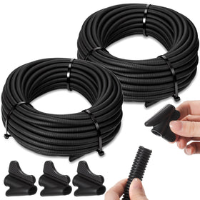 Sasylvia tubing rolls front view showing kit contents and quick installation benefit