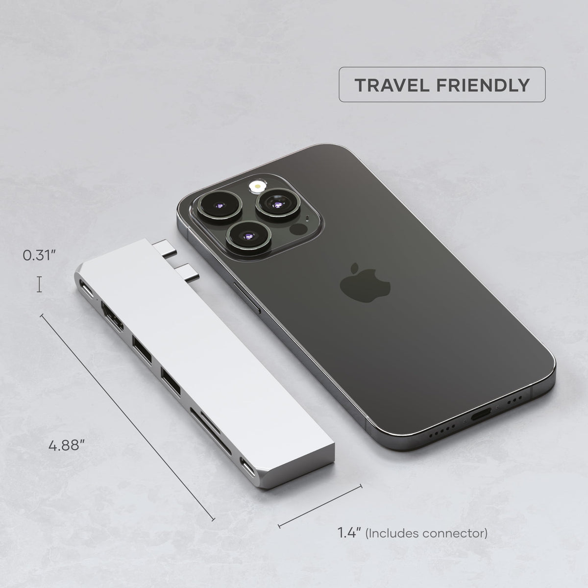 Satechi aluminum shell detail highlighting heat-dissipation design