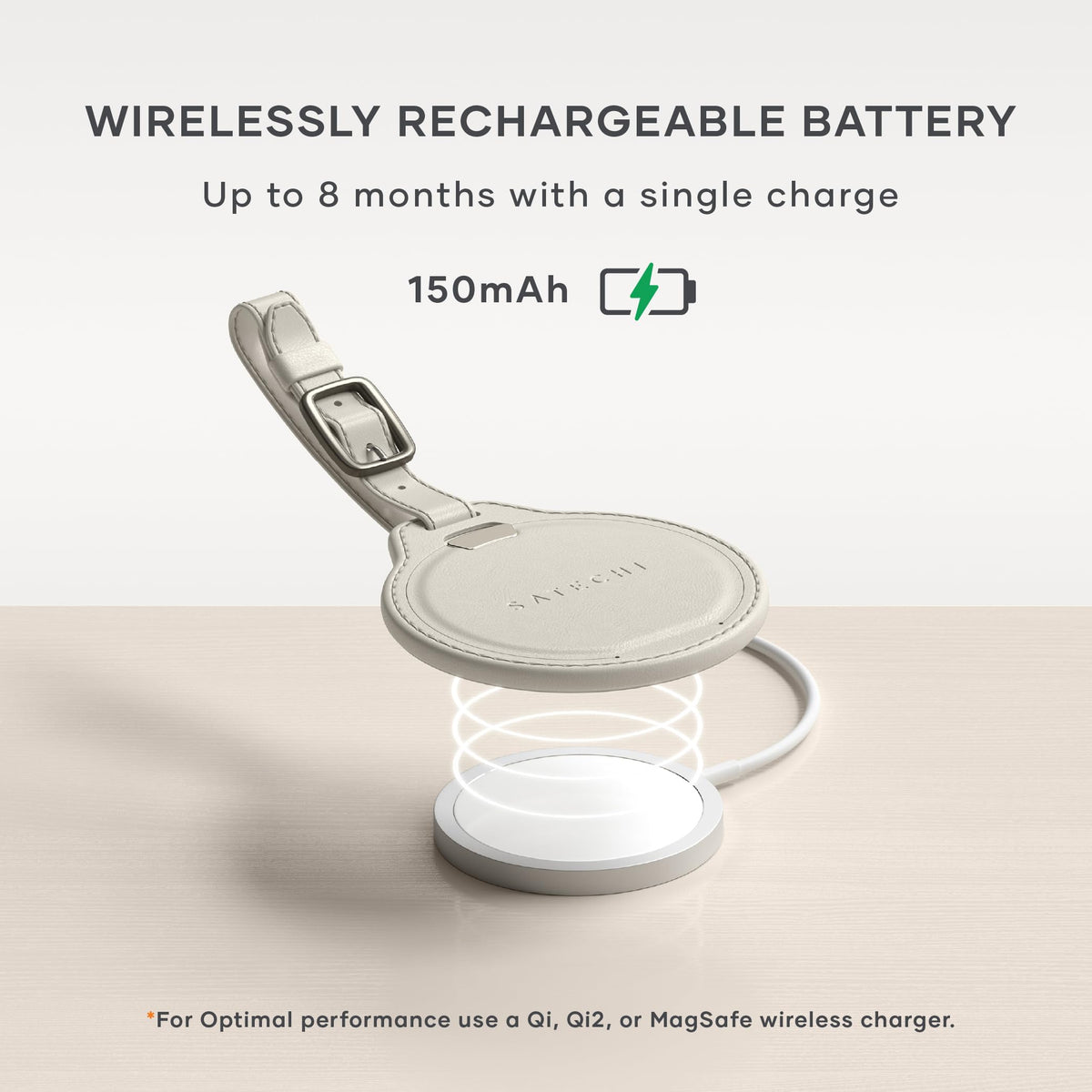 Satechi FindAll attached to suitcase handle highlighting secure fit and travel readiness