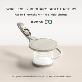 Satechi FindAll attached to suitcase handle highlighting secure fit and travel readiness