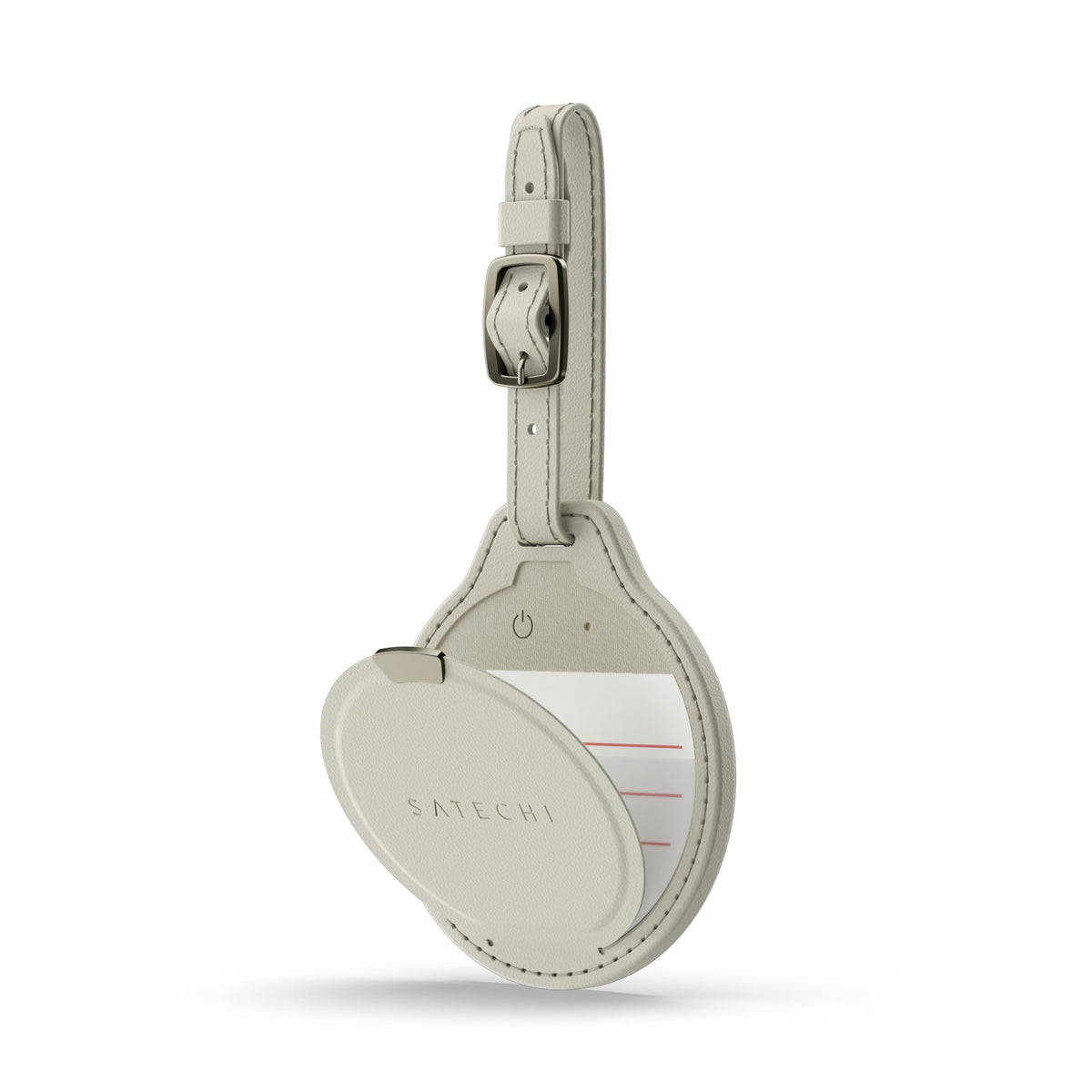 Satechi FindAll front view showing sleek sand finish and compact profile for easy travel