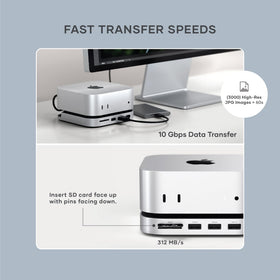 Cooling vents on the Satechi Mac mini M4 Dock under load