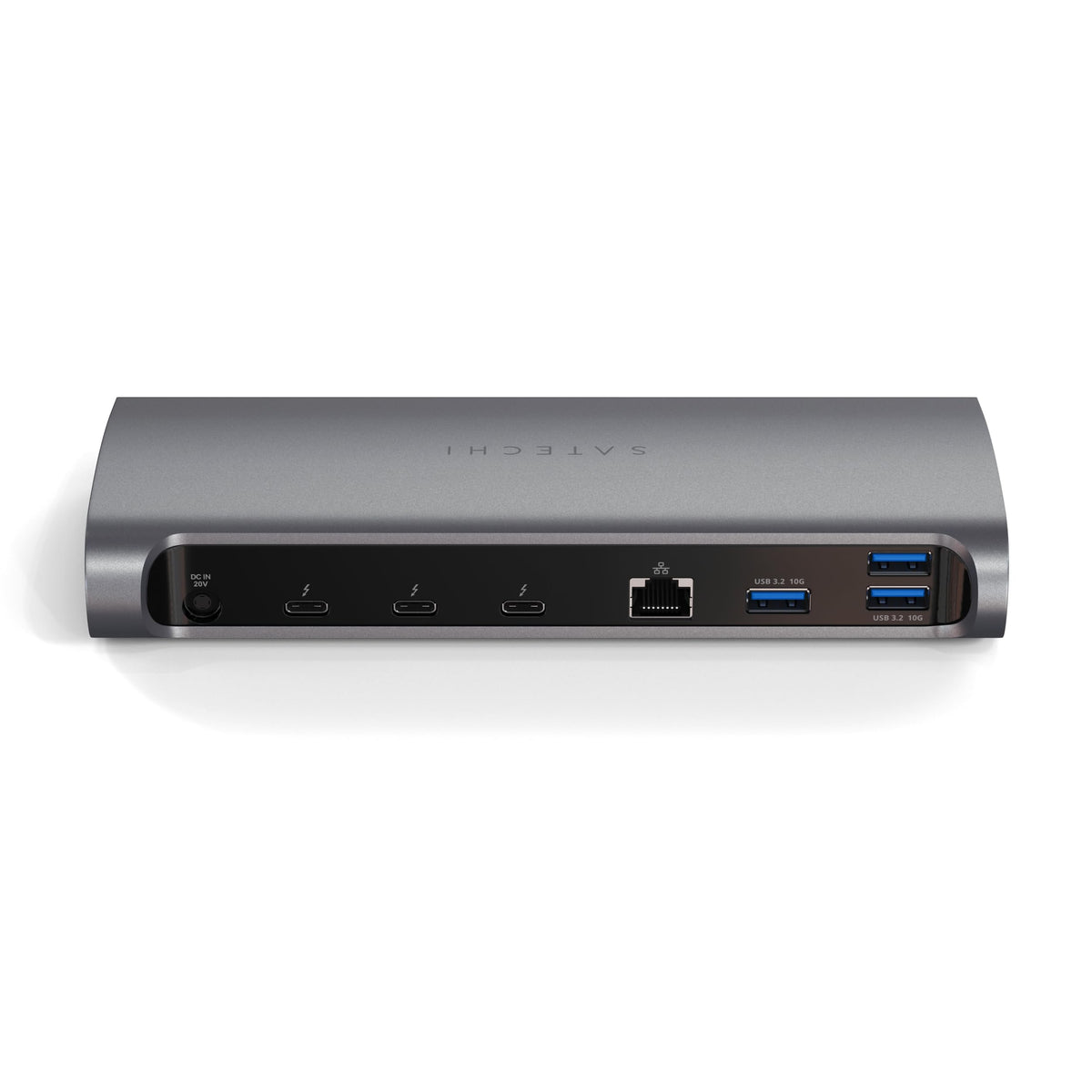 Satechi Thunderbolt 4 Dock front view for a clean, organized workspace.