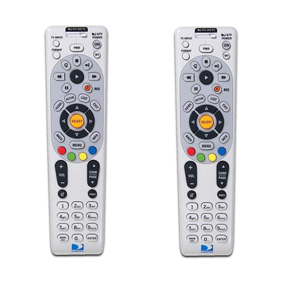 SatelliteSale RC66RX remote front view for versatile IR/RF use