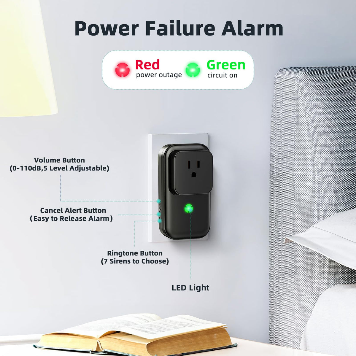Satisure extended socket design leaves other appliances free to plug in.
