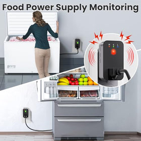 Satisure alarm with extended socket keeps other devices powered.