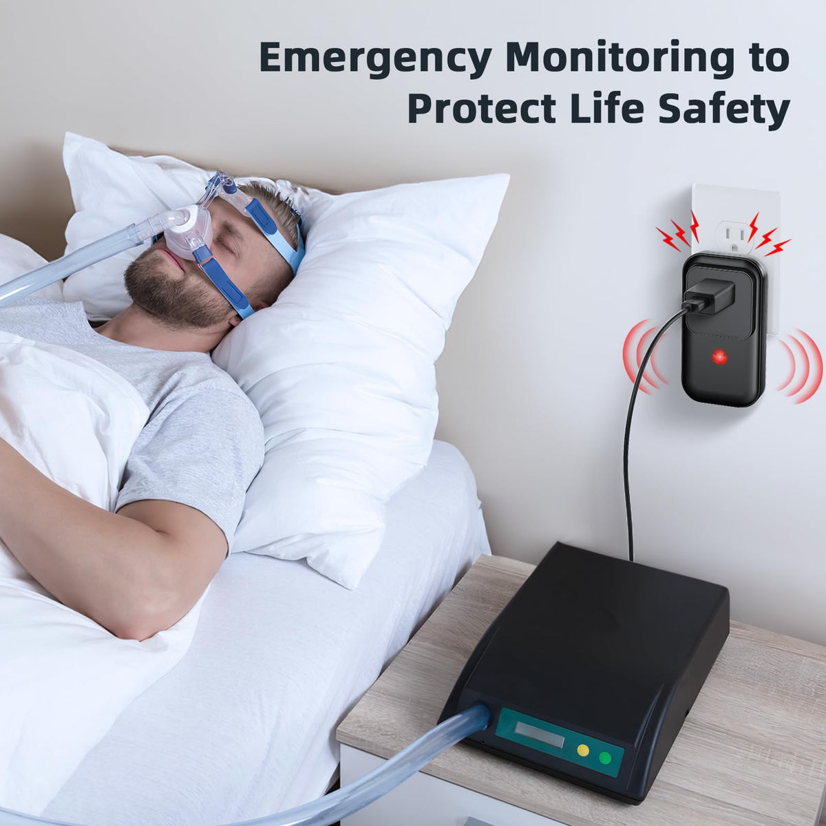 Satisure seven-sirens option with adjustable volume helps customize alerts for different spaces.