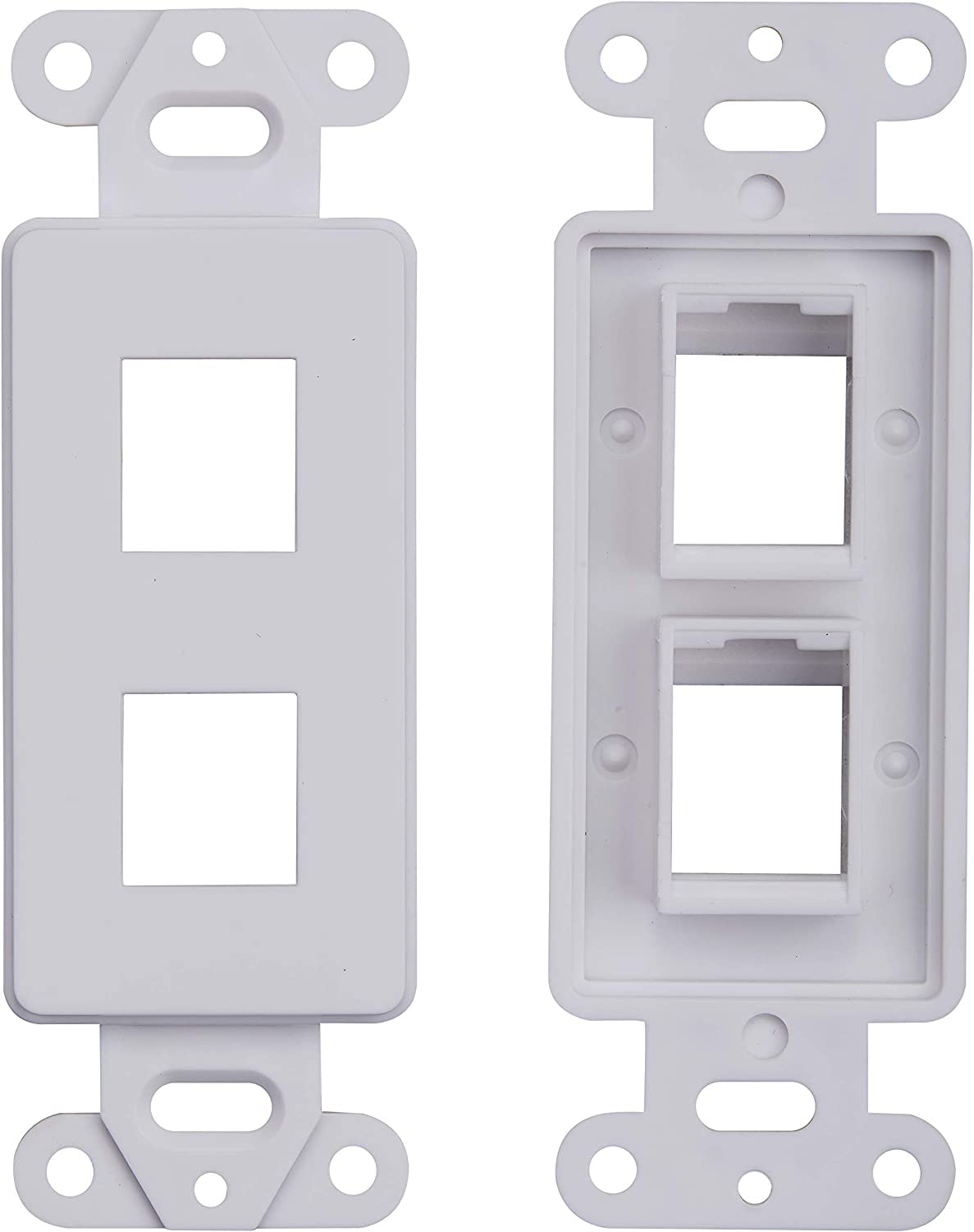SATMAXIMUM wall plate close-up showing screws for quick, secure mounting