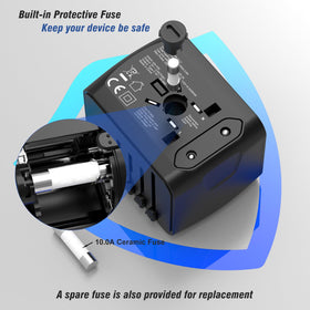 SAUNORCH smart IC auto-detect powering connected devices