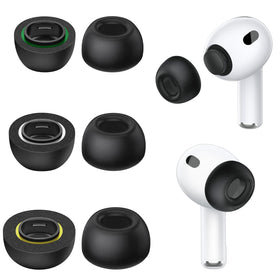 SAYAFAN front view of ear tips package showing contents and benefit organization
