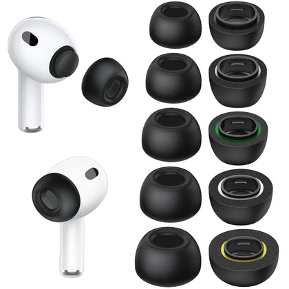 Sayafan memory foam ear tips for AirPods Pro 3 maintain charging case fit