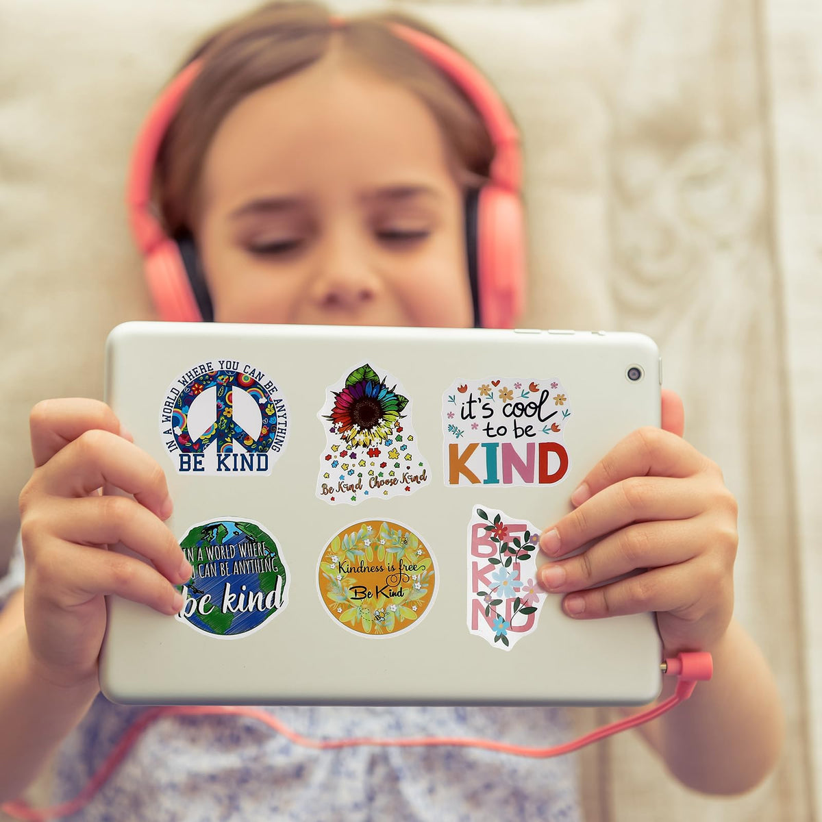 Sayglossy gift-ready stickers with positive words ideal for gifting friends or coworkers.