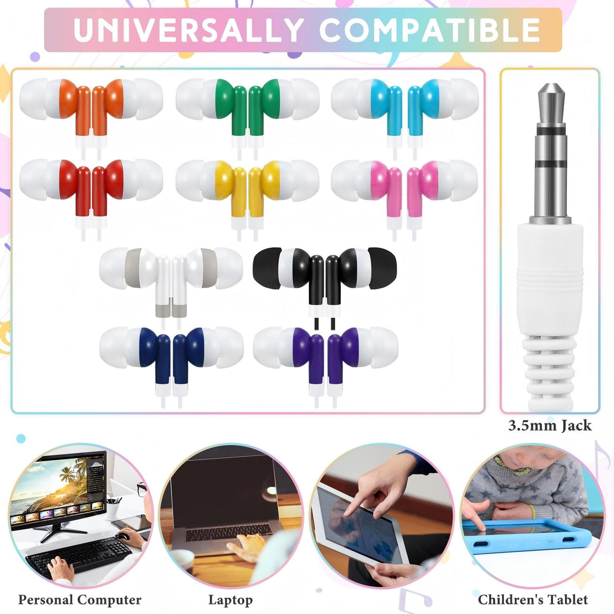 Saysurey individually bagged earbuds stay clean and ready to use
