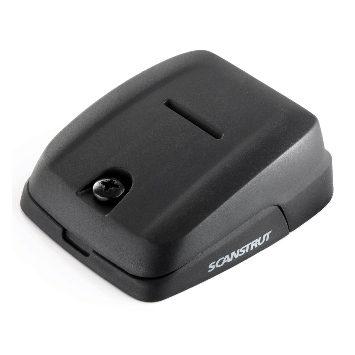 Scanstrut DS-HD10-BLK front view showing black double cable seal and neat fit