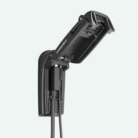 Scanstrut ROKK Charge Pro angled panel install demonstrating neat flush fit