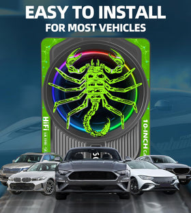 SCBPAUD Bass Boost and Master Volume let you dial energy levels.