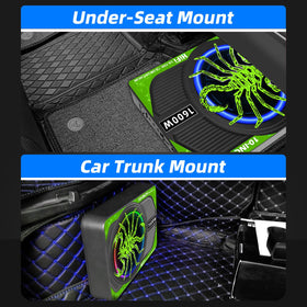 SCBPAUD independent controls for LPF, Bass Boost, and Gain tailor your sound.