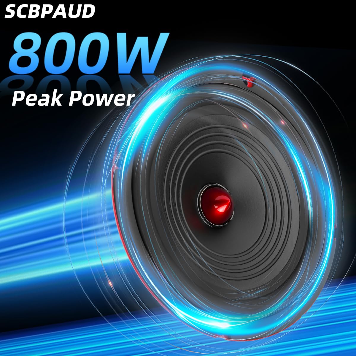 SCBPAUD silk dome tweeter detail for crisp top-end and detailed listening