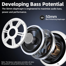 SCBPAUD Y35 magnet woofer provides deep, punchy bass on deck