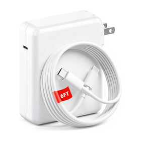 Sccvee 140W USB-C charger front view for fast MacBook charging
