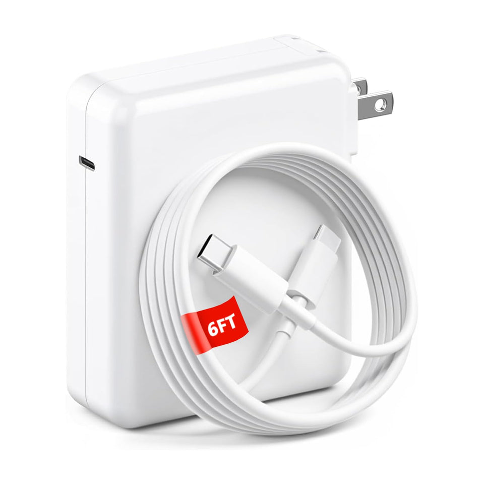 Sccvee 140W USB-C charger front view for fast MacBook charging