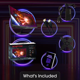 Sceptre 240Hz action scene demonstrating smooth motion and quick response