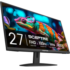 Sceptre 27-inch gaming monitor with an edgeless bezel for a wider, distraction-free view.