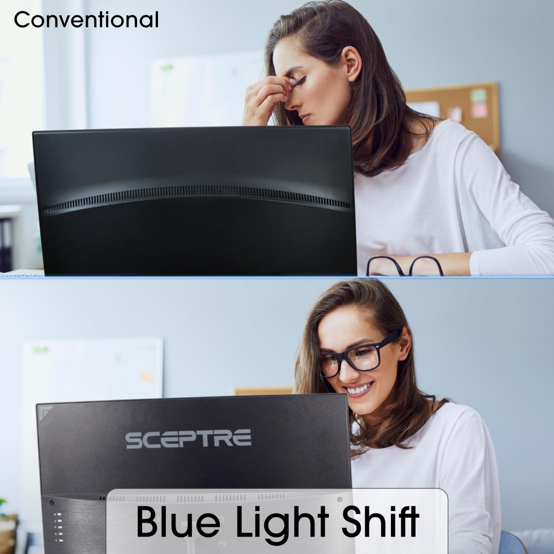 Sceptre built-in speakers deliver rich audio for movies and games.