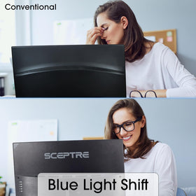 Sceptre built-in speakers deliver rich audio for movies and games.