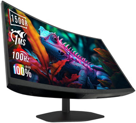 Sceptre curved 24-inch monitor with 1500R curvature for immersive viewing and productivity.