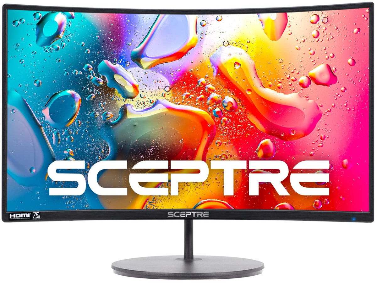 Sceptre monitor is VESA-mount ready to save desk space and enhance placement flexibility