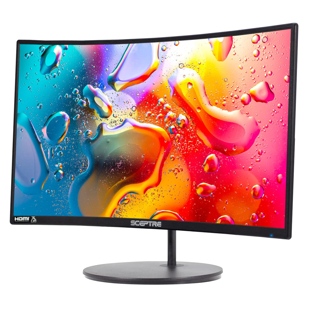 Sceptre C248W-1920RN with HDMI and VGA ports for easy connections